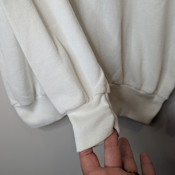 Vintage White Crew Neck Leprechaun St Patty's Day Decor Large Women Unisex - Picture 7 of 10